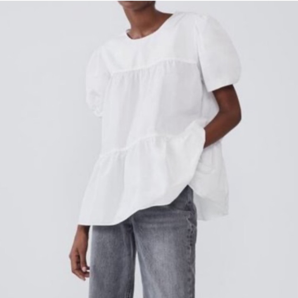 Zara babydoll cottagecore blouse / Top